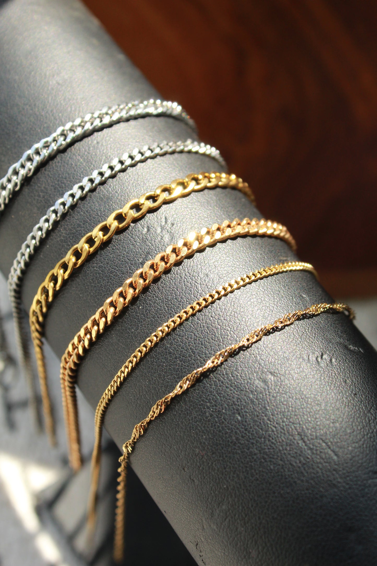 Zola || Gold Curb Chain Anklet